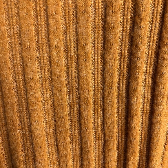 ANTHROPOLOGY Maeve Woodruff Mustard Wrap Top - Picture 11 of 15